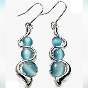 🆕 Bohemian Creative Curve Line  drop Dangle Wavy Earrings